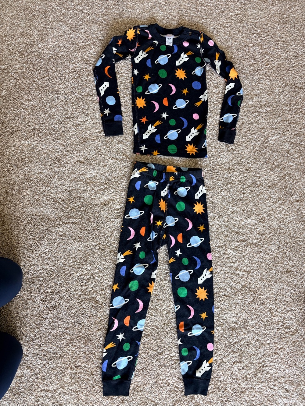 Hanna Andersson Space-Themed Pajama Set